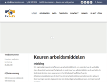 Tablet Screenshot of keurmeesters.com